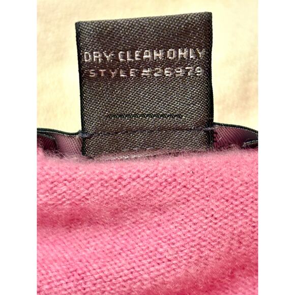Mendocino Pink Cashmere Pullover Sweater Women’s Medium - Picture 4 of 6